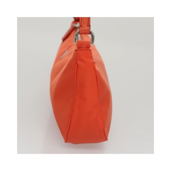 Pre Loved Prada ReEdition 2000 Nylon Shoulder Bag Women Orange - Picture 4 of 8